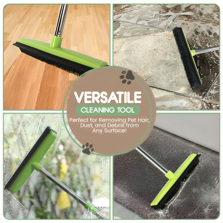 Pet Hair Rubber Broom